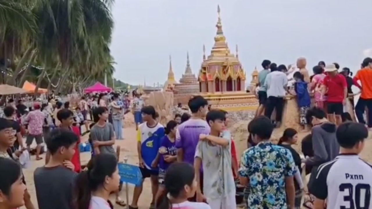 เริ่มแล้ว "วันไหลบางแสน 2568" คาดจะมีประชาชนออกมาเล่นน้ำสงกรานต์จำนวนมาก