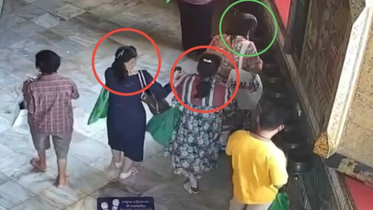 รวบสาวเวียดนาม กรีดกระเป๋าคนทำบุญช่วงเทศกาลสงกรานต์ ในวัดดังย่านท่าเตียน