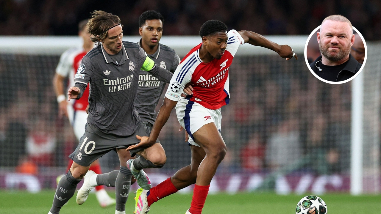 สอบผ่านฉลุย! รูนีย์ ยกนิ้วให้ดาวรุ่ง “อาร์เซนอล” ในเกมยำใหญ่ใส่ “เรอัล มาดริด”