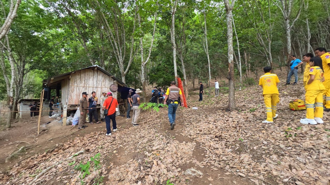 ล่าตัวคนร้ายหลบหนี หลังยิงตำรวจดับคาสวนยาง ขณะเข้าตรวจจับยาบ้า