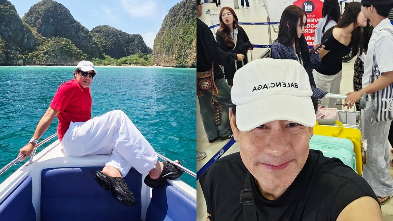 ภาพน่ารัก ไทด์ เอกพันธ์ ขอพักจากภารกิจช่วยเหลือ ลาพักร้อนพาลูกสาวเที่ยวทะเล