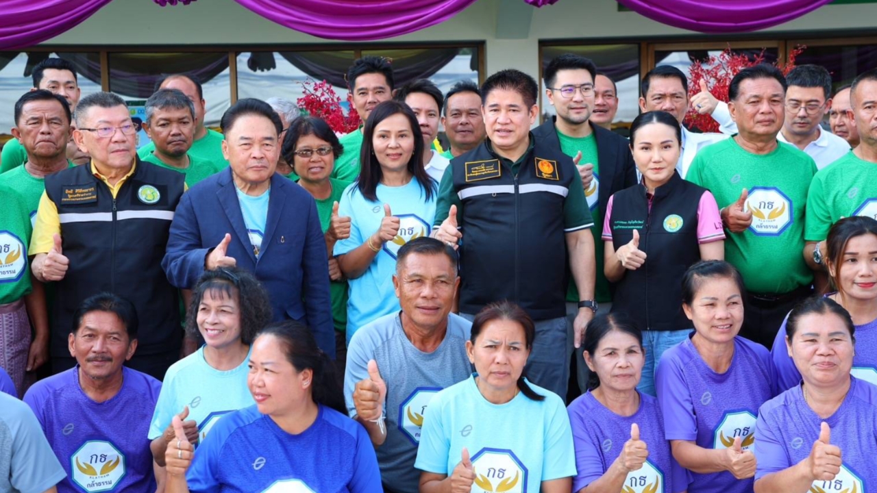 กล้าธรรม เปิดสาขา จ.ชัยภูมิ-“ธรรมนัส” ประกาศเลือกตั้งหน้าต้องได้เก้าอี้มากกว่า 2 คน
