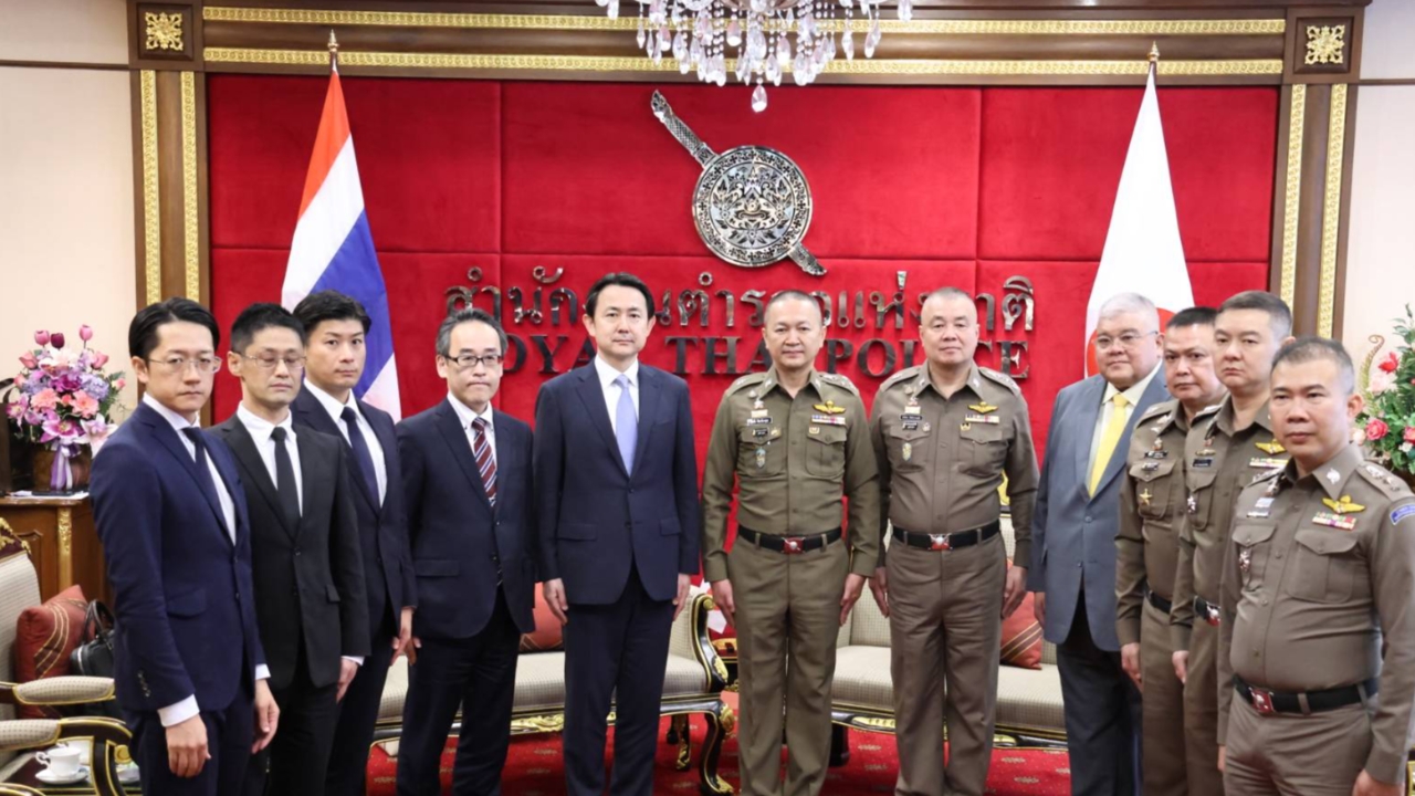 จเรตำรวจ หารือร่วมตำรวจญี่ปุ่น แลกเปลี่ยนข้อมูล ลุยปราบแก๊งคอลเซ็นเตอร์