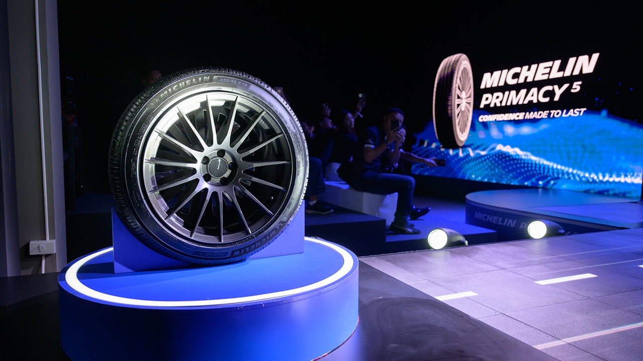 "มิชลิน ไพรมาซี่ 5" ยางพรีเมียมตัวล่าสุดจากมิชลิน ตอบโจทย์รถอีวี-ไฮบริด นุ่ม เงียบ ปลอดภัย