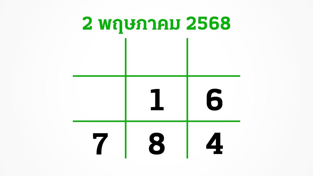 อีก 3 วันหวยออก งวดนี้สลากไม่สัญจร อย่าลืมส่อง "เลขเด็ดงวดนี้" 2/5/68
