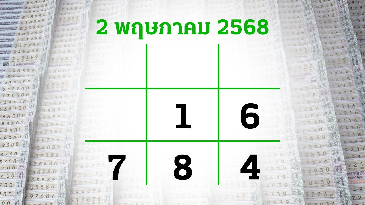 โค้งสุดท้ายหวย "เลขเด็ดงวดนี้" 2/5/68 ลุ้นโชคได้ที่ไทยรัฐทีวี-ไทยรัฐออนไลน์