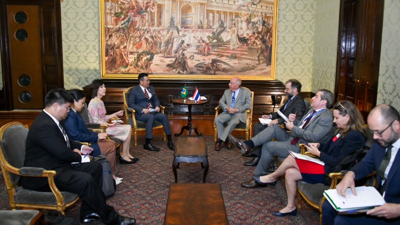 "มาริษ" ถกวง รมว.กต. BRICS มั่นใจช่วยขับเคลื่อนการทูตเชิงรุกด้านเศรษฐกิจ