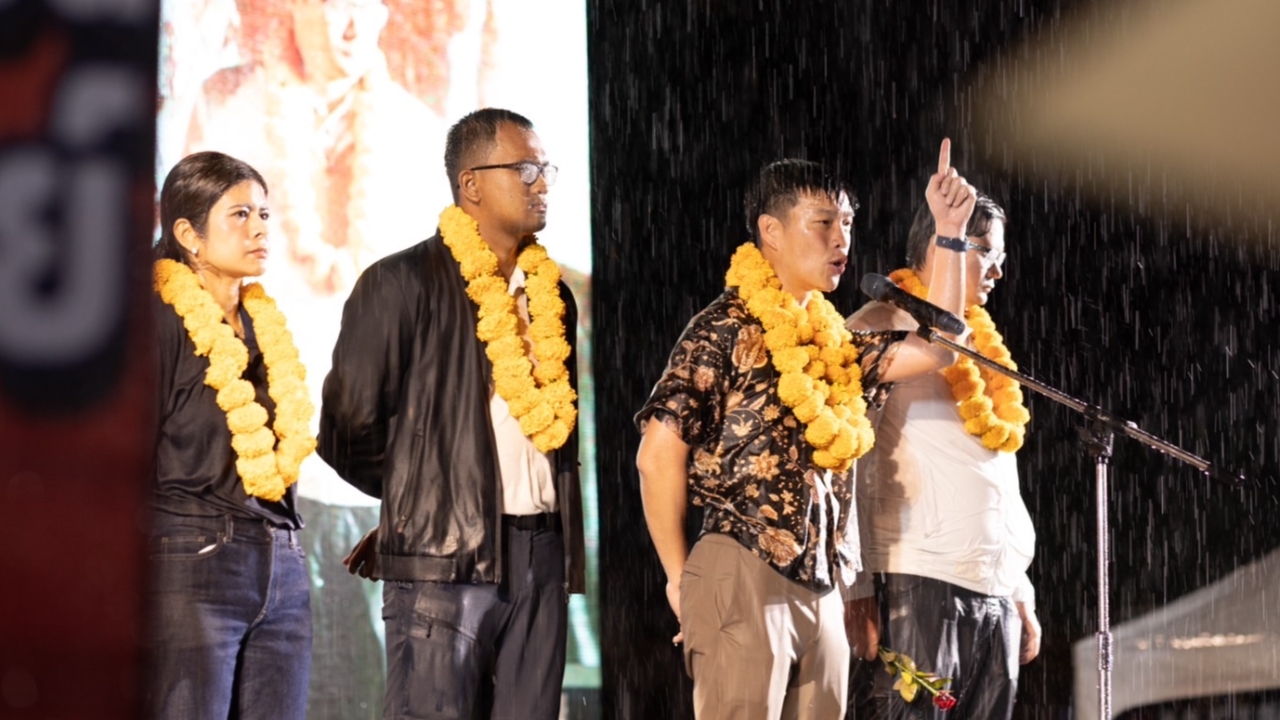 “เท้ง” นำทัพ ปชน. ปราศรัยใหญ่กลางฝนส่งท้าย อ้อนชาวนครศรีฯ เลือก “ณัฐกิตต์”