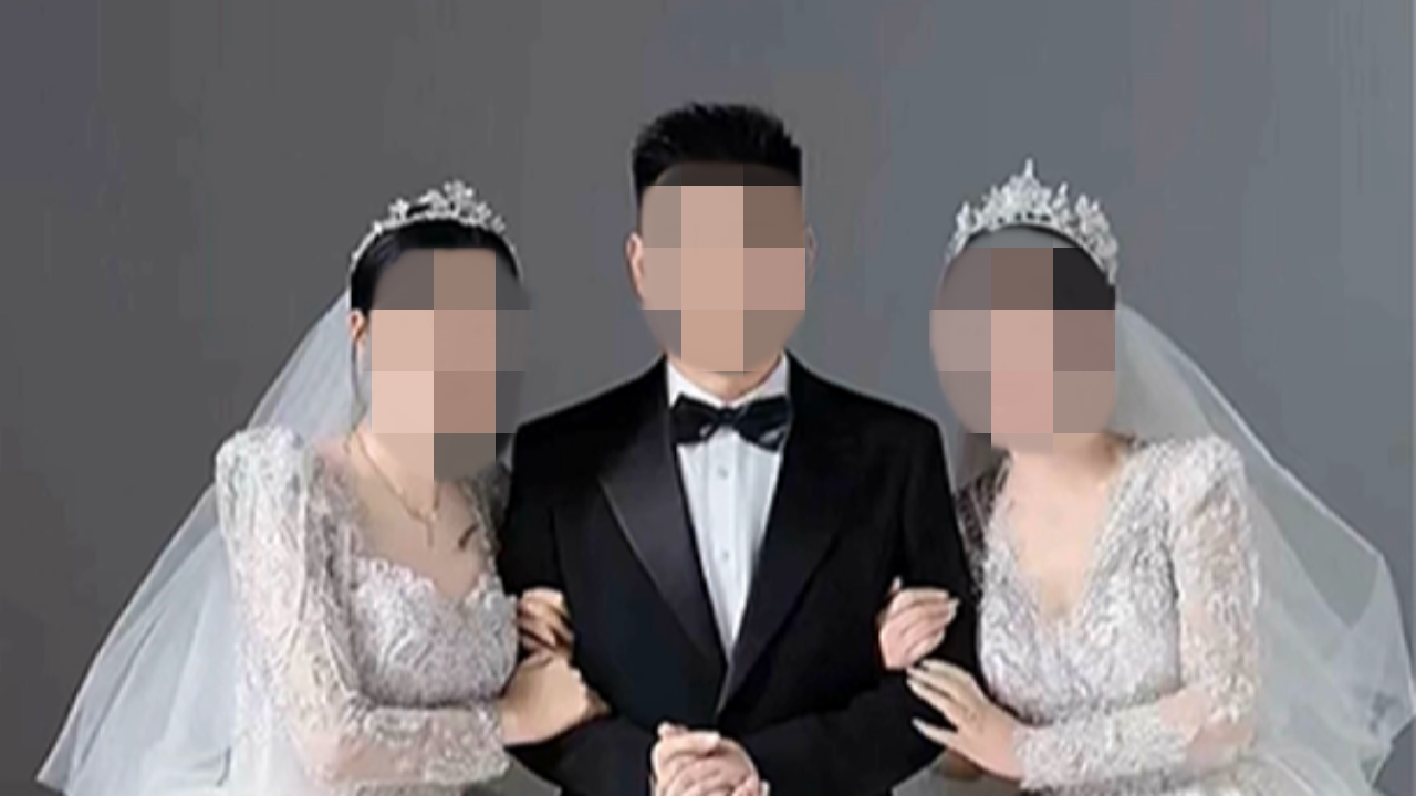 ชาวเน็ตวิจารณ์ยับ หนุ่มจีนจัดงานวิวาห์กับเจ้าสาว 2 คน ขัดต่อกม.จีน