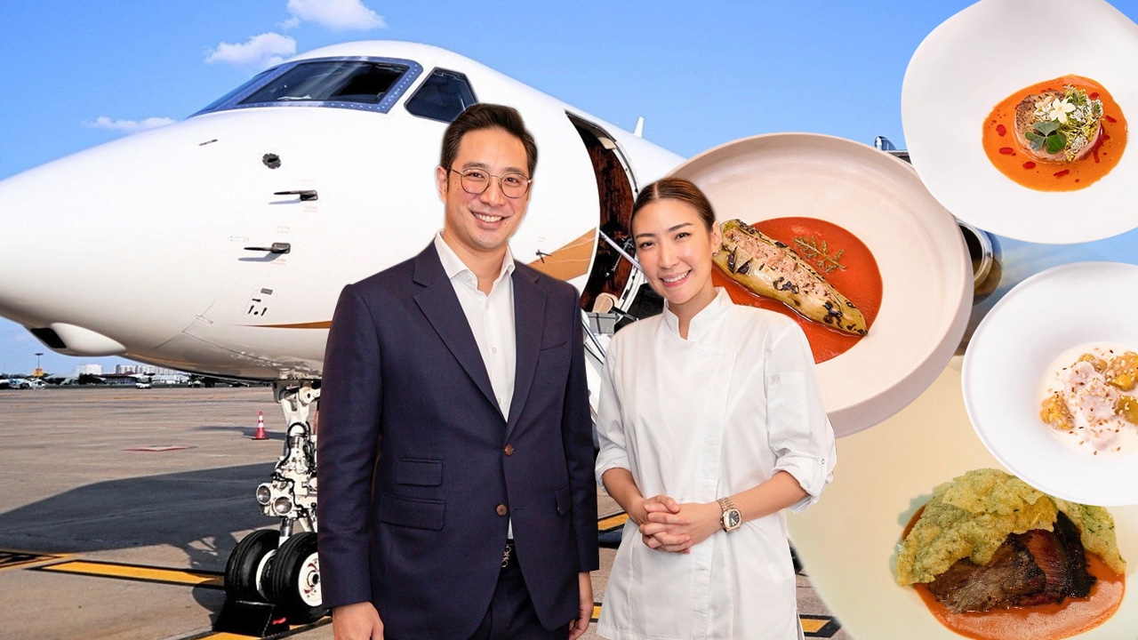 บิน “MJets” เสิร์ฟมิชลินฝีมือเชฟแพม