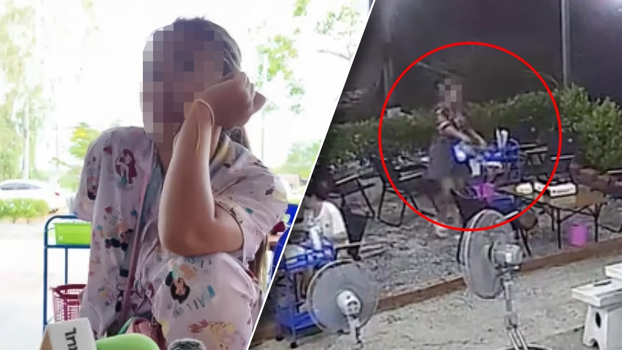 แม่ถีบลูก 3 ขวบ เทน้ำราดหัวในร้านอาหาร โมโหพูดไม่ฟัง พม.รับตัวเด็กดูแลต่อ