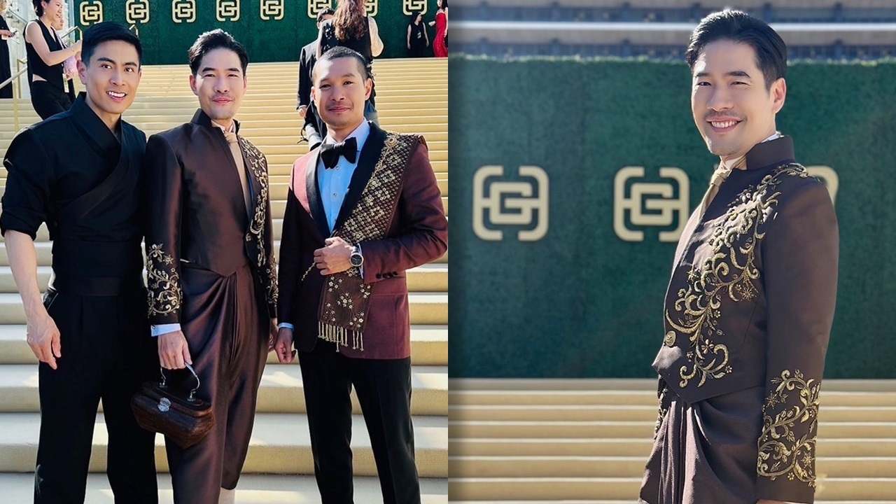 วู้ดดี้ ภูมิใจ! เดินพรมทองในชุดไทยร่วมงาน Gold Gala 2025 เวทีเอเชียระดับโลก