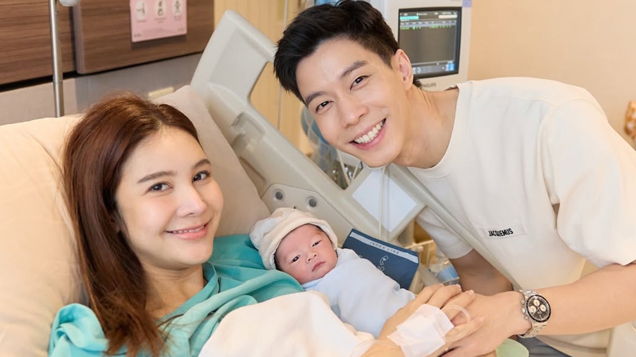 แบม ปีติภัทร แฮปปี้ กวาง ช้องมาศ คลอดลูกชาย ต้อนรับสมาชิกใหม่บ้านคูตระกูล