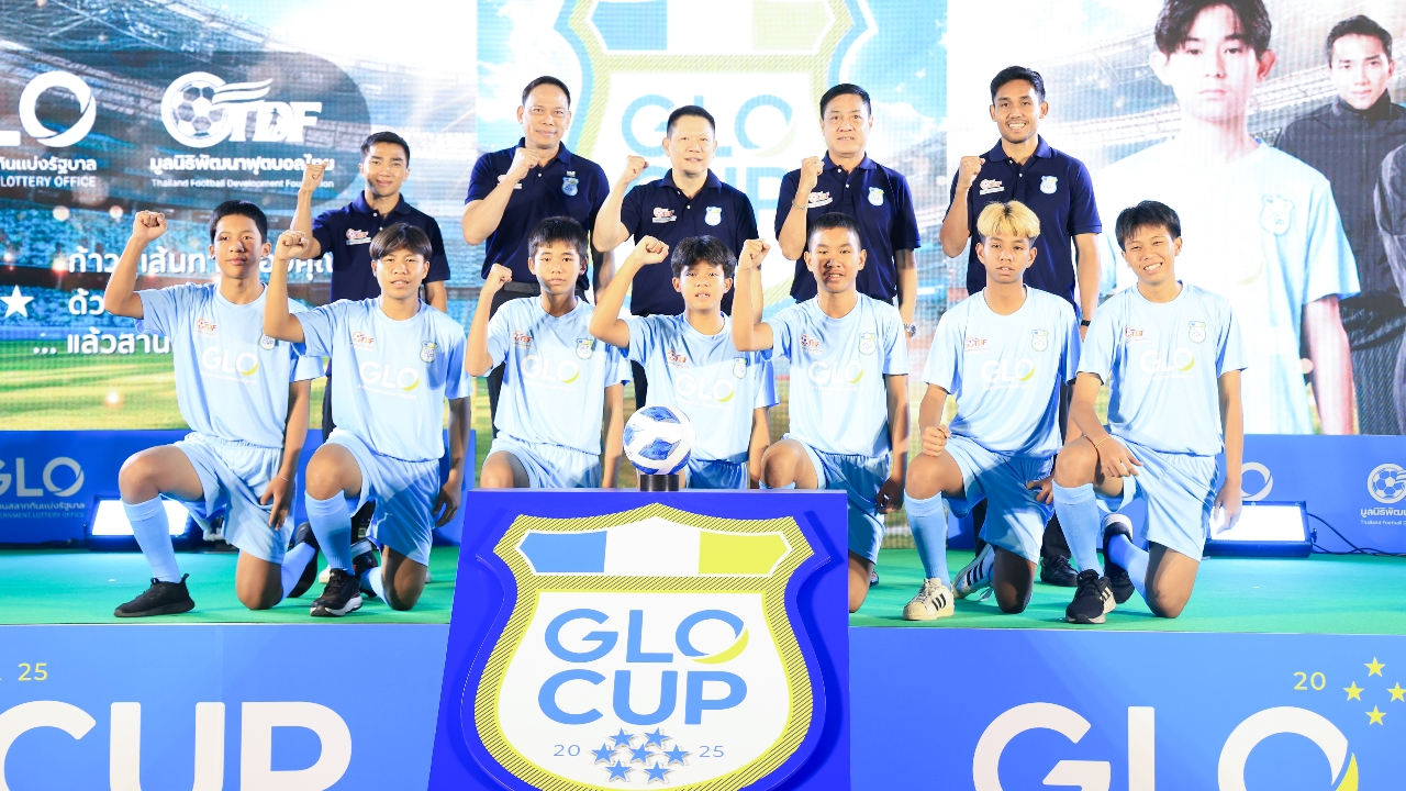 ระเบิดศึกฟุตบอลเยาวชน 8 คน “GLO CUP 2025” ชิงเงินรางวัลรวมกว่า 1 ล้านบาท