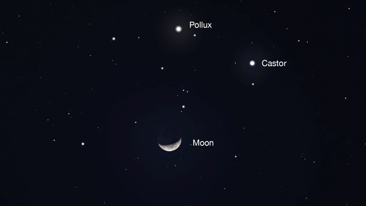 คืนนี้ห้ามพลาด ดาวเคียงเดือน รูป "พระจันทร์ยิ้ม" สังเกตได้จนถึงเวลา 23.00 น.