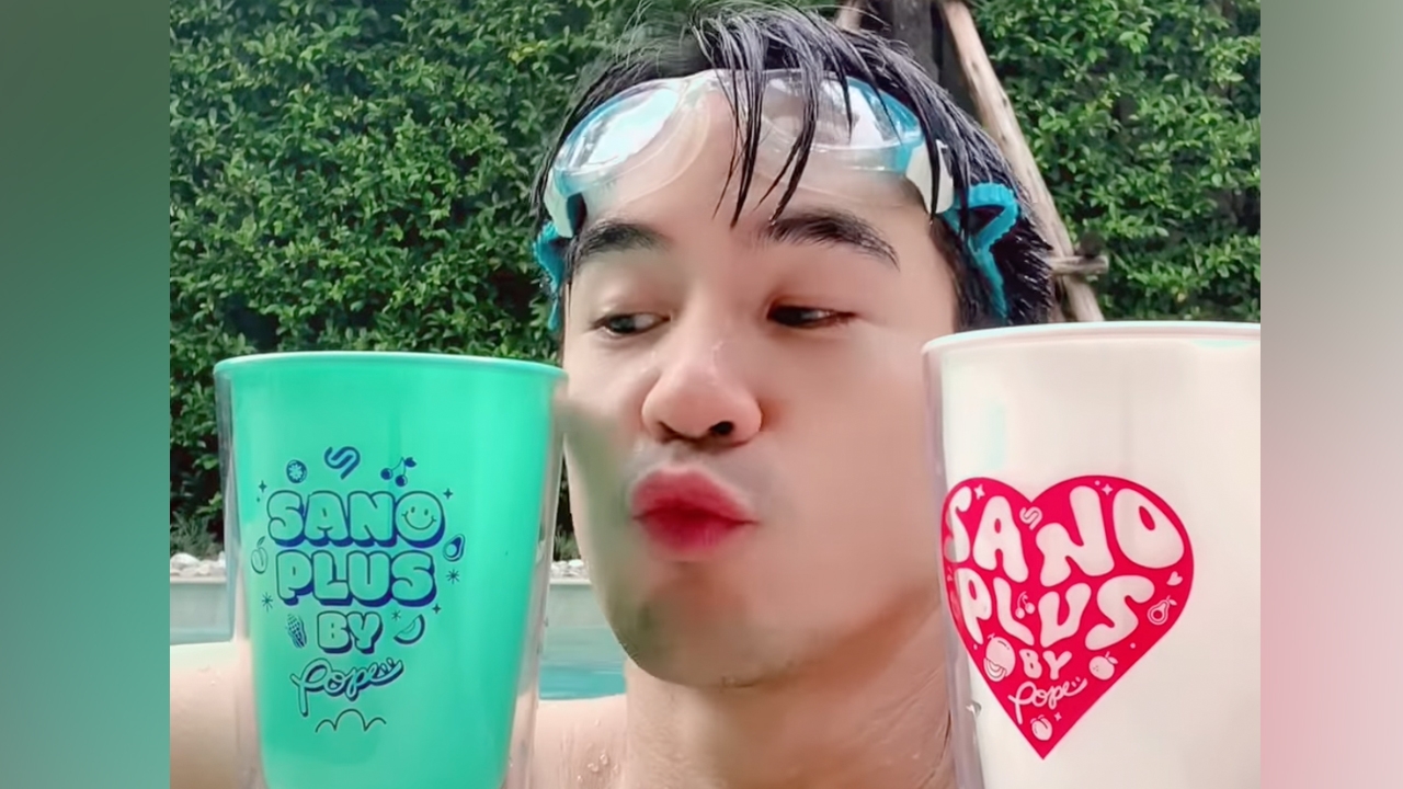 สุขแบบโสดๆ โป๊ป ธนวรรธน์ โพสต์คลิป อวดหน้าใสหลังว่ายน้ำ พร้อมส่งสายตาปิ๊งๆ