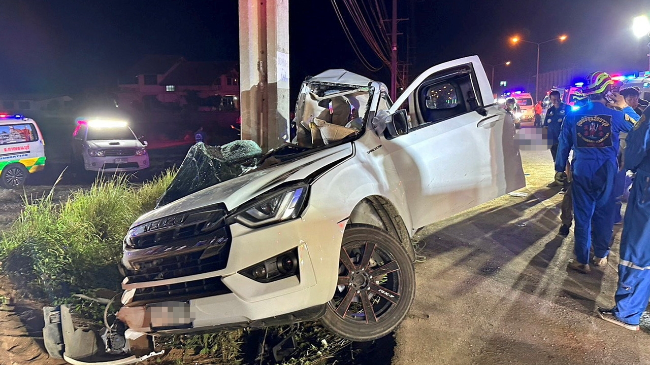 ชนดับ 3 ศพ