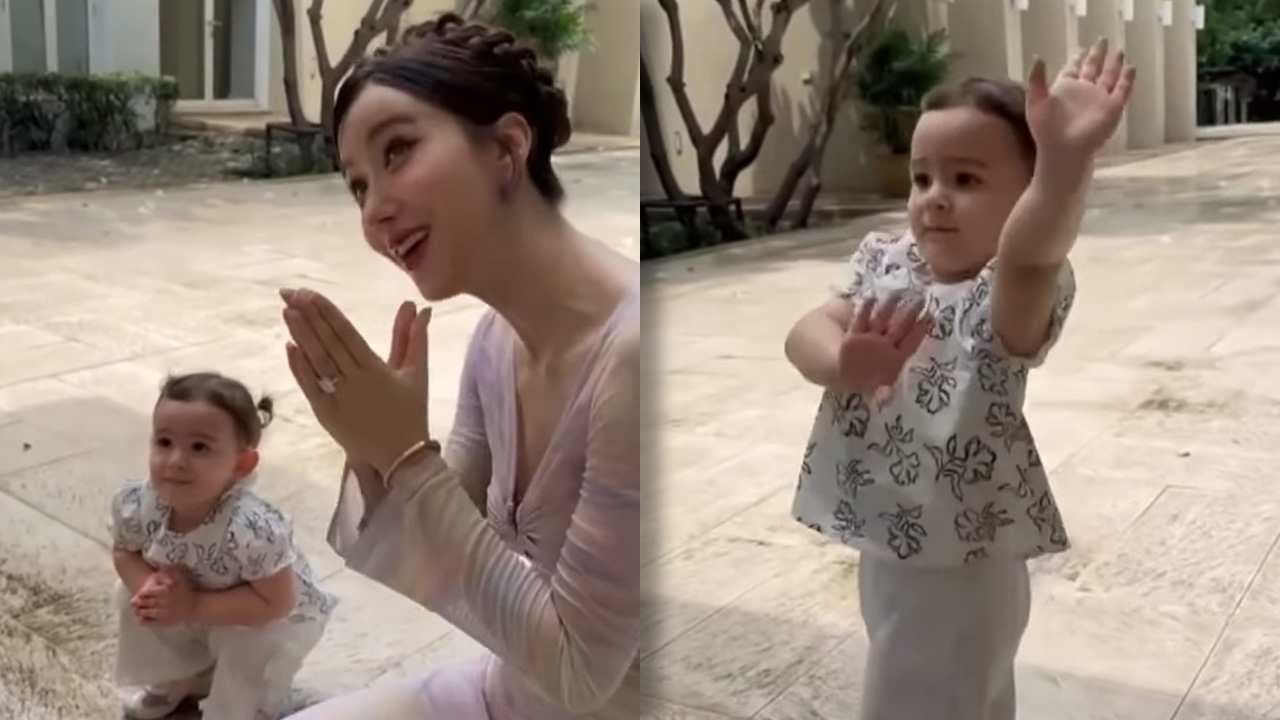 น่ารักมาก น้องเลอา รำถวายองค์เทพ หลังแม่ไอซ์ อภิษฎา มีน้องสมดังใจ (คลิป)