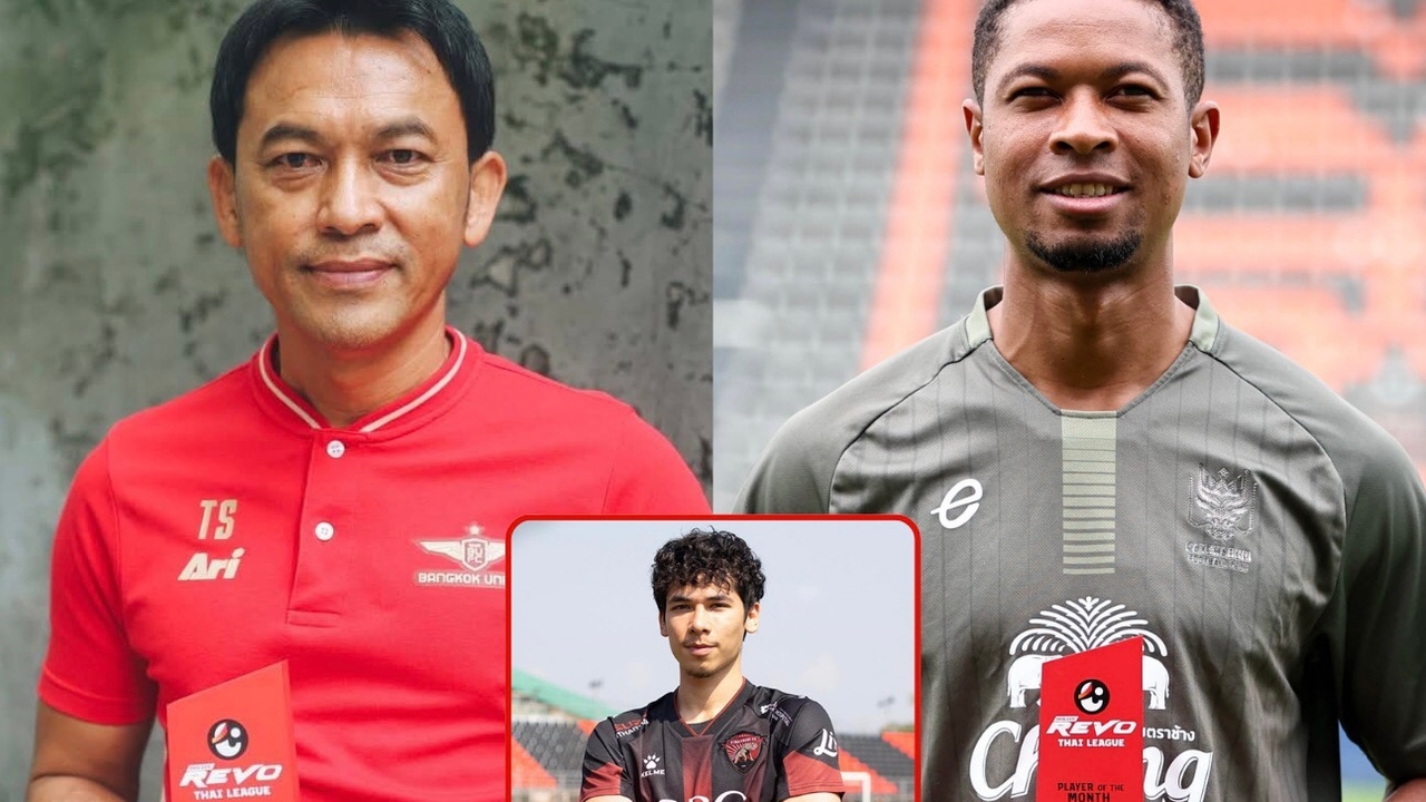 โค้ชแบน เอ็นจีวา ซิวยอดเยี่ยม 2 เดือนติดต่อกัน ด้าน "เบ็นเท็น" ลูกยิงสวย