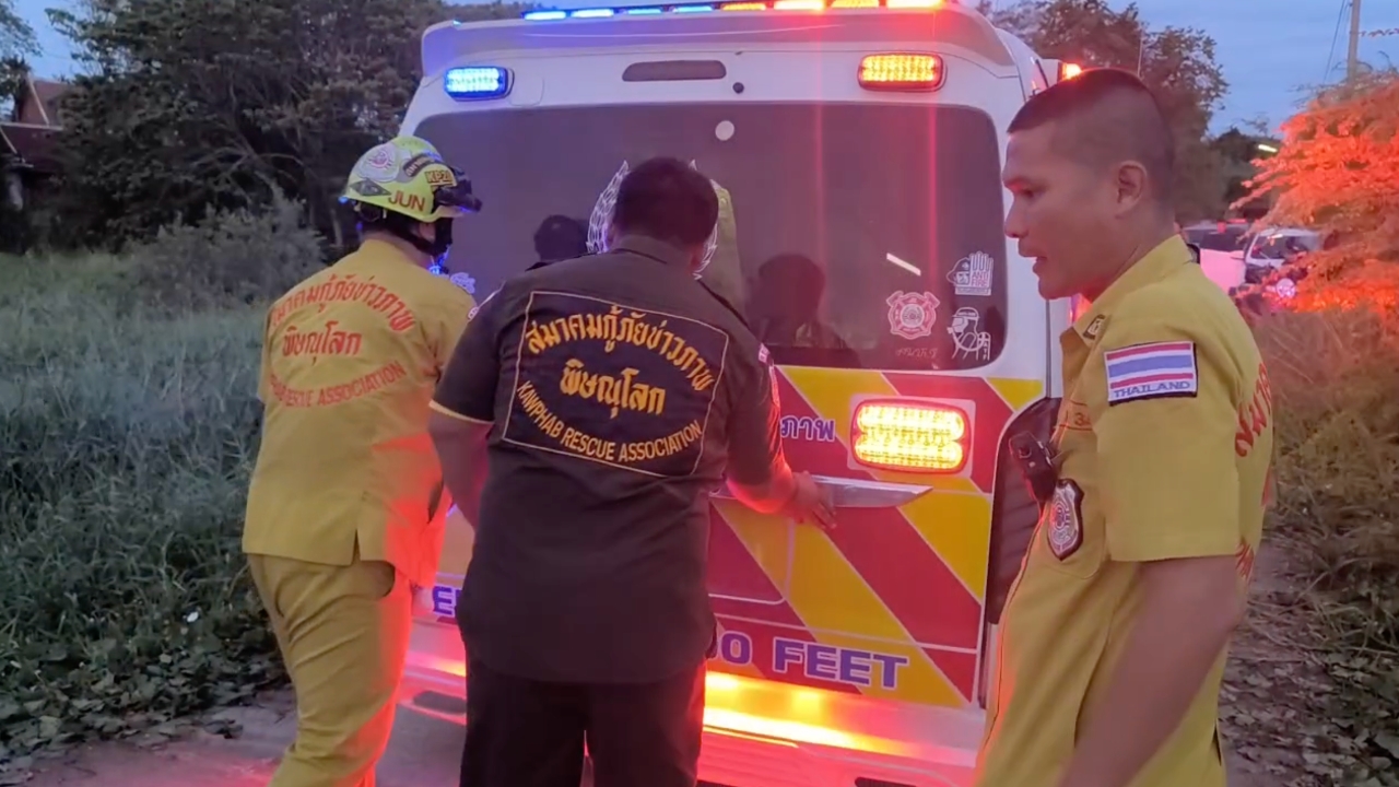 สาววัย 40 โทรเรียกให้คนช่วย หลังโดน ด.ต. จ่อยิงขมับสาหัส หวังดับคู่แต่รอด 1