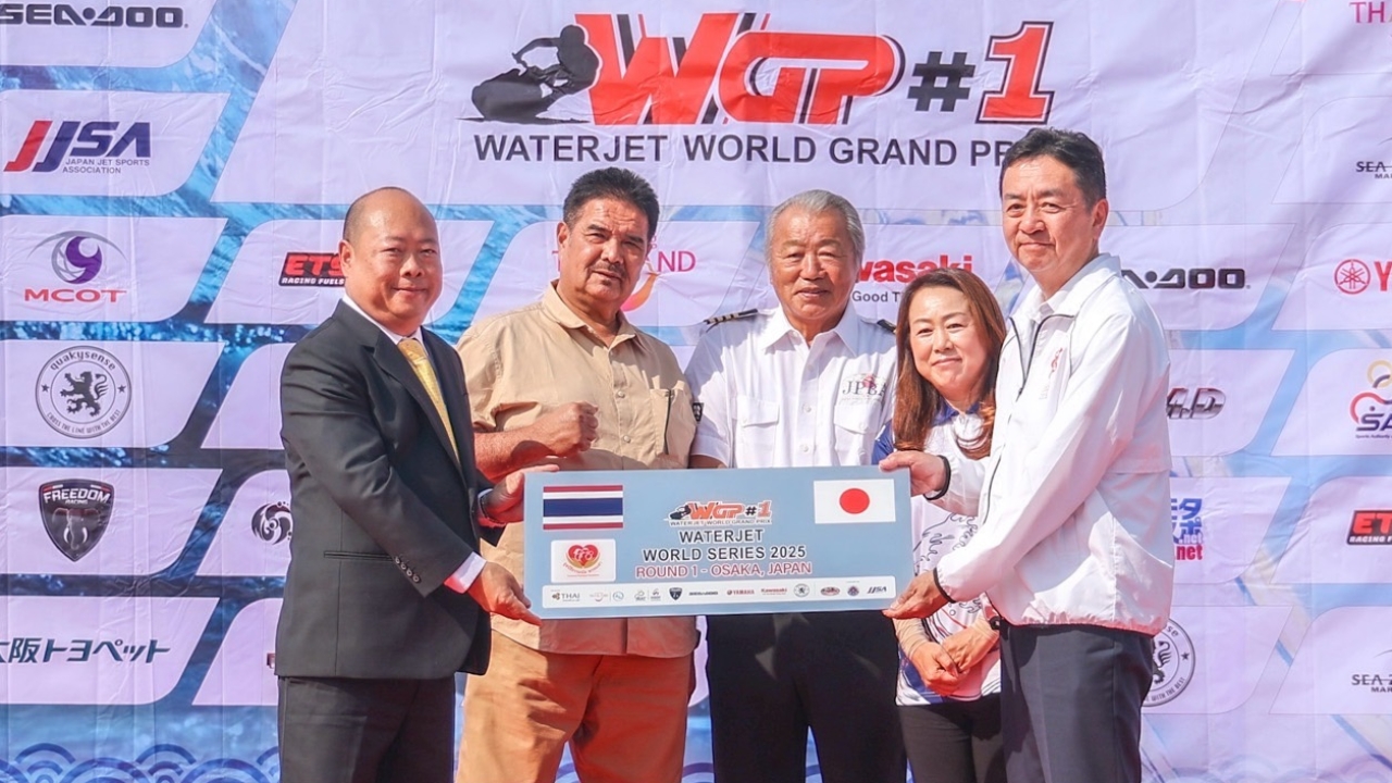 ปะทุเดือด นักเจ็ตสกี 200 คนจาก 5 ทวีป ร่วมชิงชัย “โอซาก้า กรังปรีซ์ 2025”