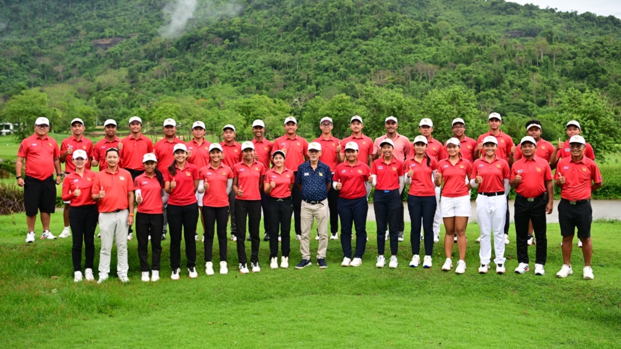 "รังสฤษดิ์" เกาะติดแคมป์ซ้อมที่ 5 ของนักกอล์ฟทีมชาติไทย ใส่โปรแกรมเข้มข้น ล่าเป้าหมาย 4 ทองซีเกมส์