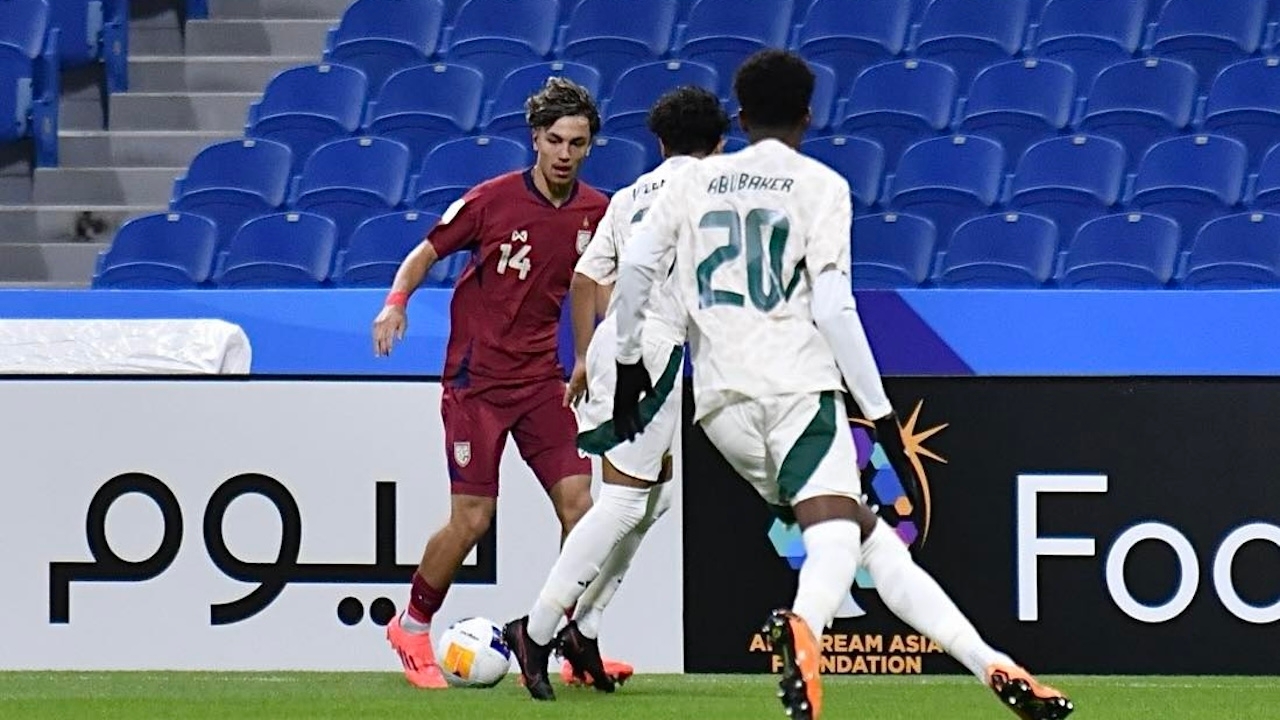 ผลบอล ทีมชาติไทย U17 แผ่วปลาย พ่าย ซาอุฯ กระเด็นตกรอบศึกเอเชีย