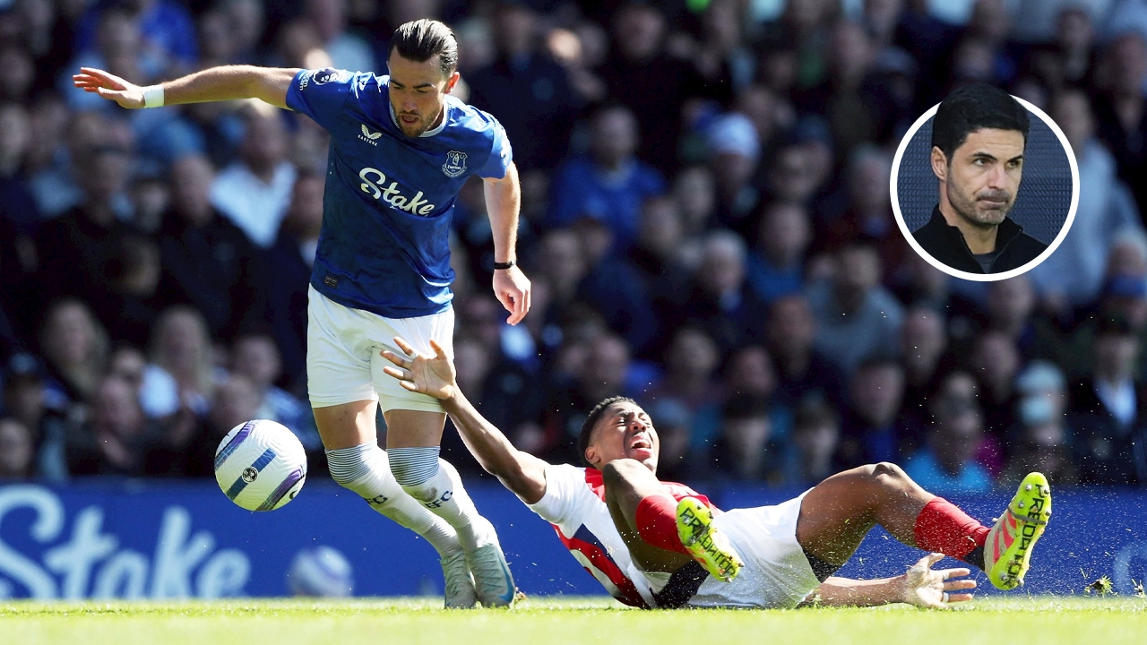 อาร์เตตาของขึ้น! “อาร์เซนอล” เสียจุดโทษน่ากังขา ชี้ “เอฟเวอร์ตัน” ควรเหลือ 10 คน