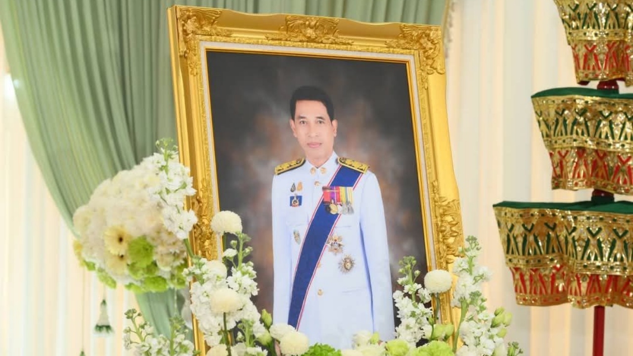 "อนุทิน" เป็นประธานพิธีพระราชทานน้ำหลวงอาบศพ "อำพล พงศ์สุวรรณ" ผู้ว่าฯ ยะลา