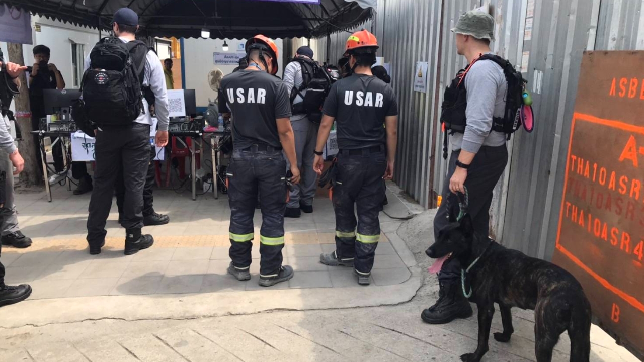 ทีมกู้ภัย USAR แคนาดา ถึงตึก สตง. ถล่มแล้ว พร้อมร่วมภารกิจสนับสนุนกู้ภัยไทย