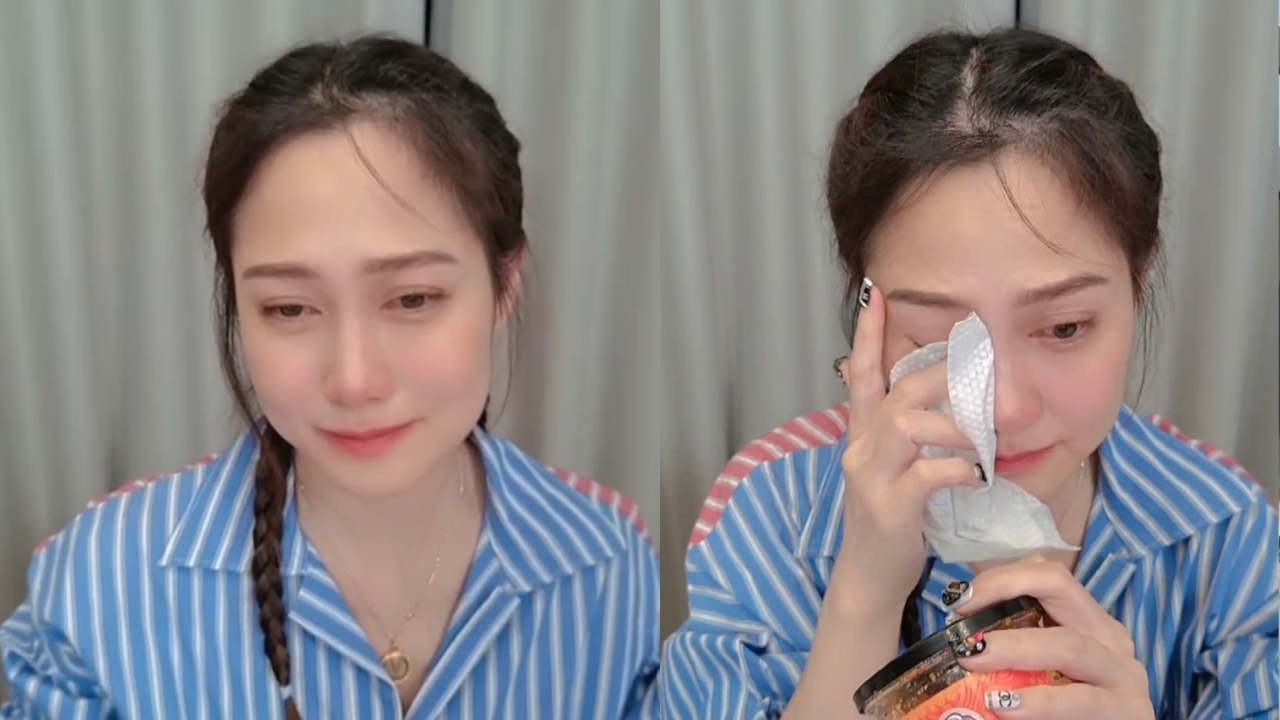 เกิดอะไรขึ้น ไฮโซน้ำหวาน ร้องไห้กลางไลฟ์ แฟนๆ เป็นห่วงแห่ส่งกำลังใจ