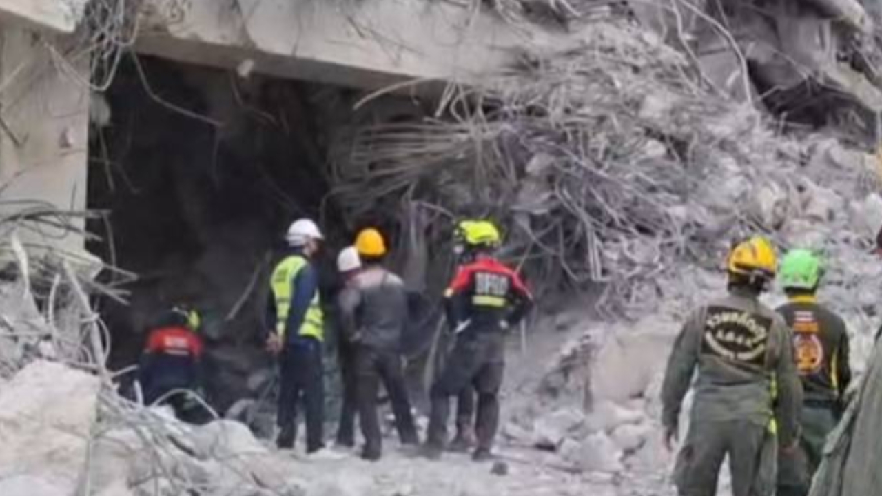 กู้ภัยเร่งระดมค้นหา 2 จุด เหยื่อตึก สตง. ถล่ม หลังได้รับสัญญาณชีพ