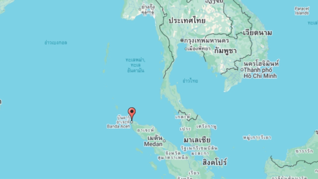 แผ่นดินไหวขนาด 5.2 ในทะเลเหนือเกาะสุมาตรา ยันไม่กระทบไทย