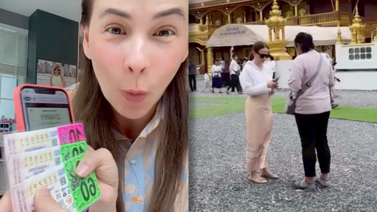 มหัศจรรย์มาก แอน อลิชา ดวงดีถูกลอตเตอรี่ 30 ใบ จากเลขที่สามเณรีเจนี่ชอบ (คลิป)