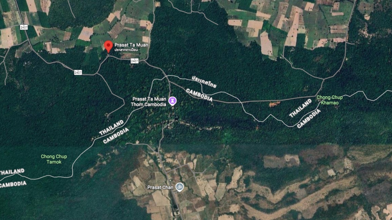 มือดีย้ายหมุด ปราสาทตาเมือนธม ใน Google Map จากฝั่งไทยไปอยู่กัมพูชา กองทัพบกแจงแล้ว