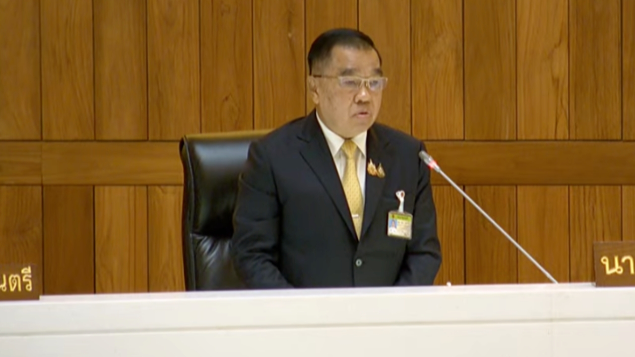 รมช.กลาโหม ตอบกระทู้สดสถานการณ์ชายแดนไทย-กัมพูชา แย้มมีสัญญาณบวก