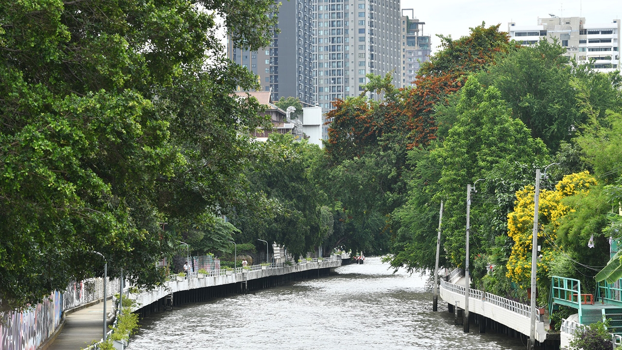 ชวนปั่นจักรยานเลียบคลองแสนแสบ พัฒนาเส้นทางไปแล้ว 60 กม. ชงงบฯ ติดกล้อง CCTV เพิ่ม