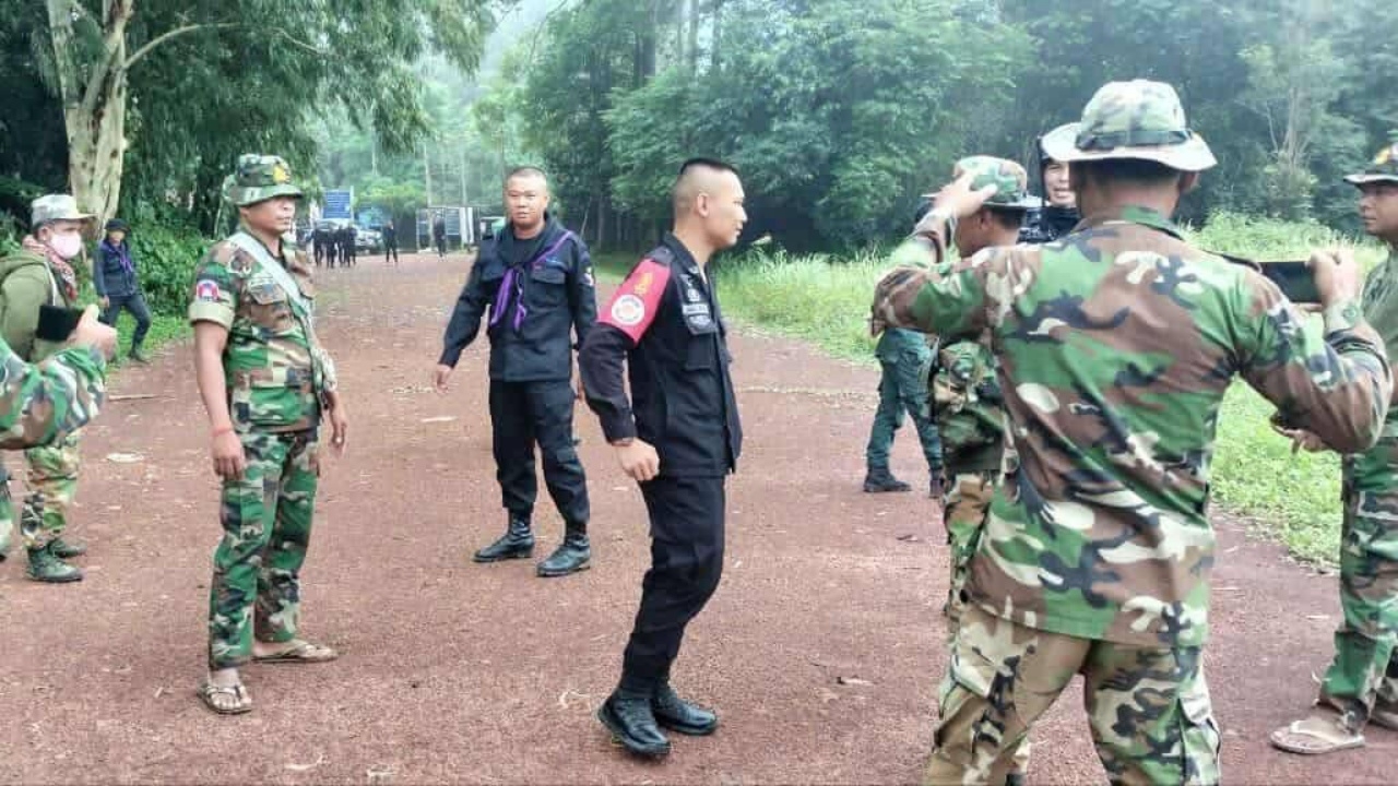 ทหารเขมรปะทะคารมทหารพรานไทย ด่านช่องอานม้า กองทัพบกยันคลี่คลายแล้ว