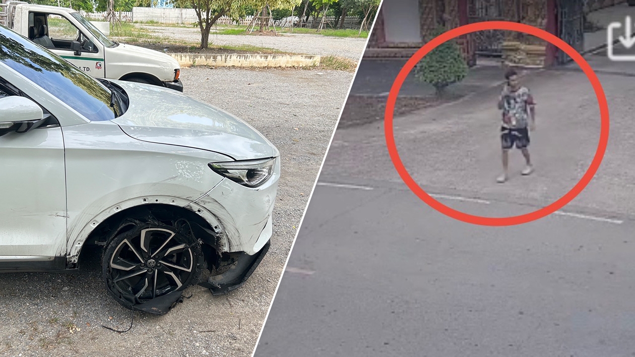 ตร.จ่อออกหมายจับ ลูกนักการเมืองท้องถิ่น ขับรถพุ่งชนตำรวจ ค้นรถเจอยาเสพติด