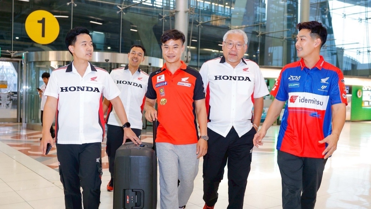 ประวัติศาสตร์ "ฮอนด้าฯ" มีนักบิดไทยลงลุย "โมโตจีพี" ครบทุกรุ่น ครั้งแรกวงการมอเตอร์สปอร์ตไทย