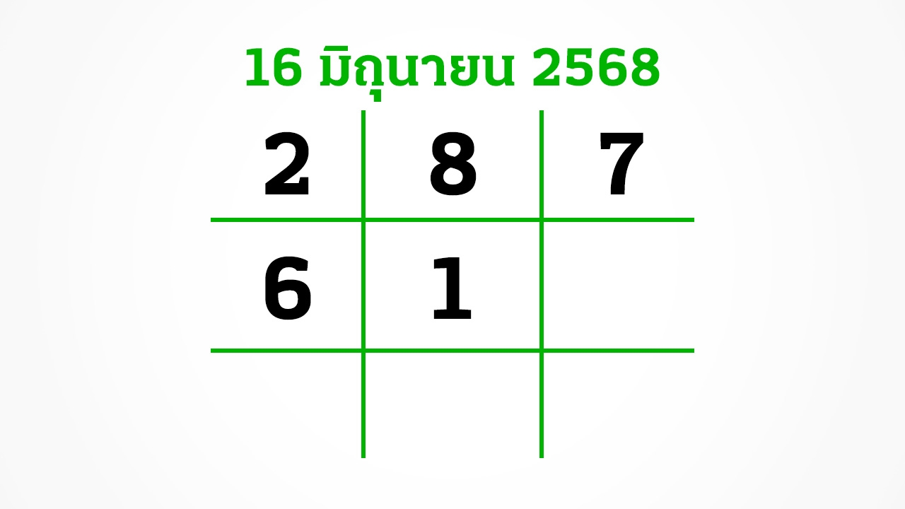 อีก 3 วันหวยออก งวดนี้สลากไม่สัญจร อย่าลืมส่อง "เลขเด็ดงวดนี้" 16/6/68