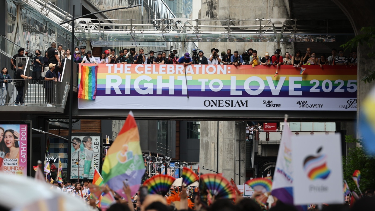 สีสันขบวน Bangkok Pride Festival 2025 ส่งต่อพลังแห่งความรักและความเท่าเทียม