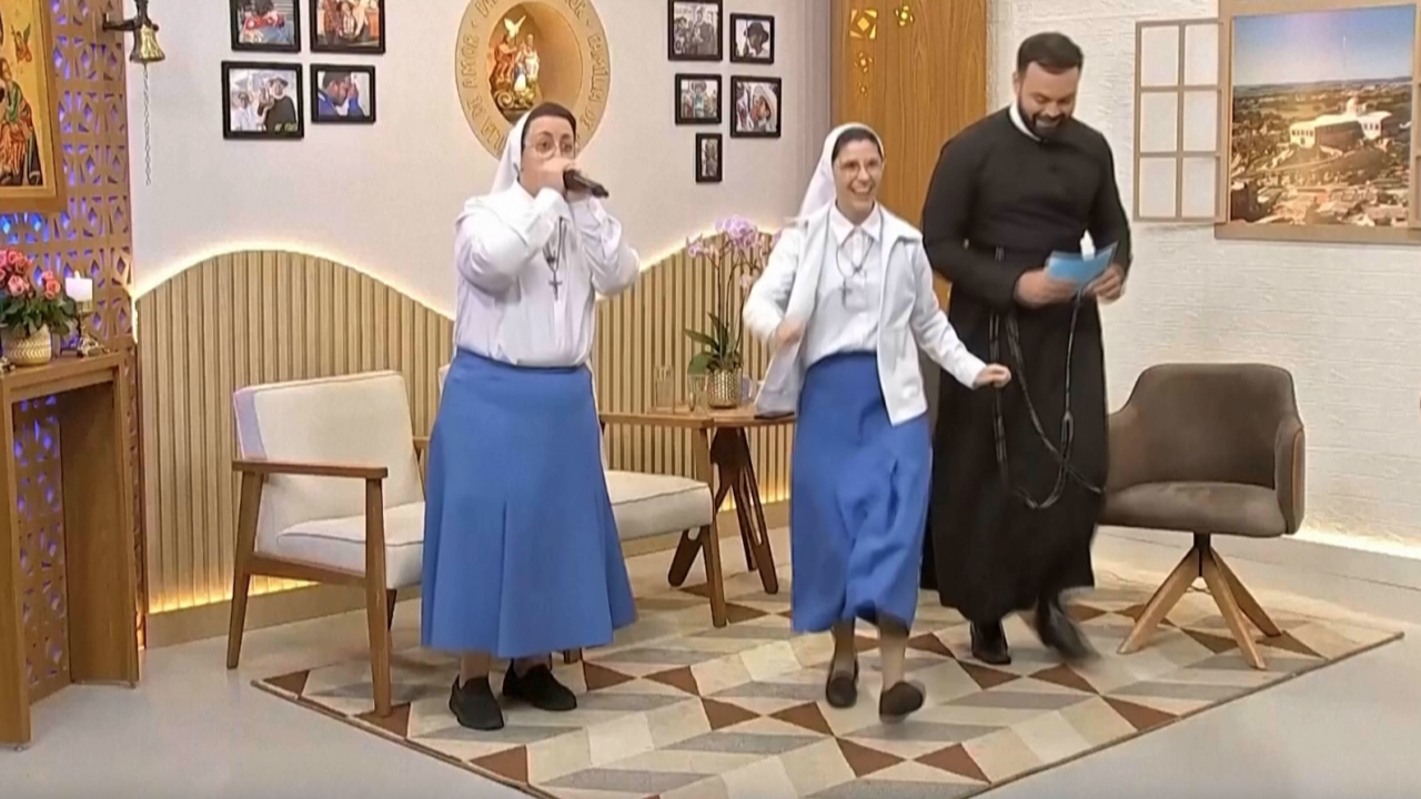 ไวรัลทั่วโซเชียล สองแม่ชีบราซิลโชว์บีทบ็อกซ์-แดนซ์สุดมันส์กลางรายการทีวีคาทอลิก