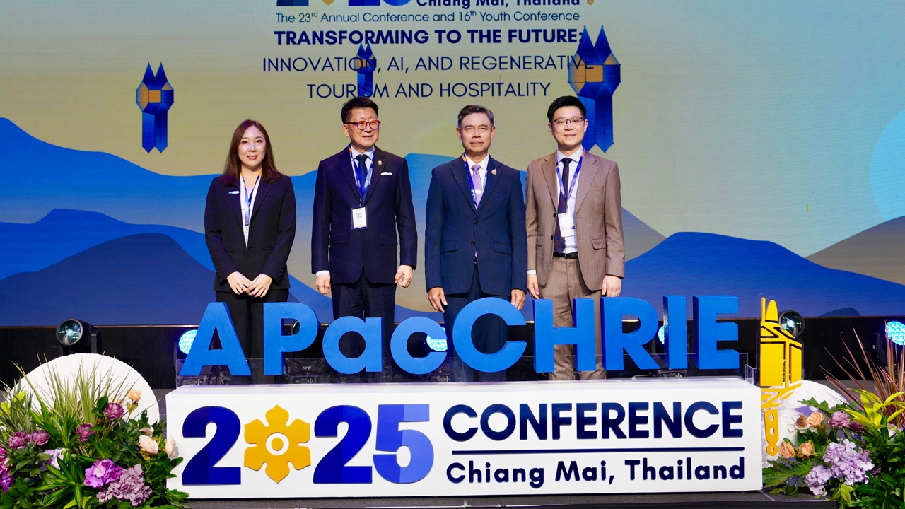 มช. จุดประกายอนาคตการท่องเที่ยว! เปิดเวที APacCHRIE 2025 ต้อนรับนักวิชาการระดับโลก
