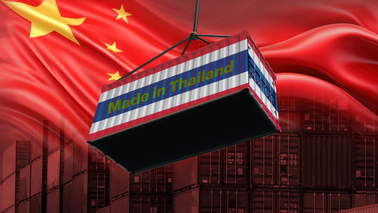 ส่งออกผ่านแดน "ไทย" ไป "จีน" ขยายตัว 47.8%