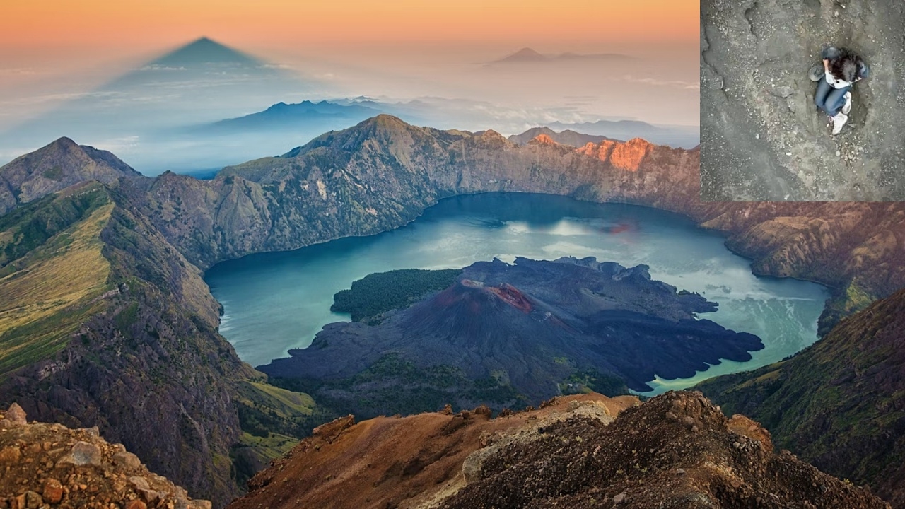 อินโดนีเซียเร่งช่วยเหลือ นักท่องเที่ยวหญิงบราซิลลื่นตกเขา ใกล้ปากปล่องภูเขาไฟรินจานี