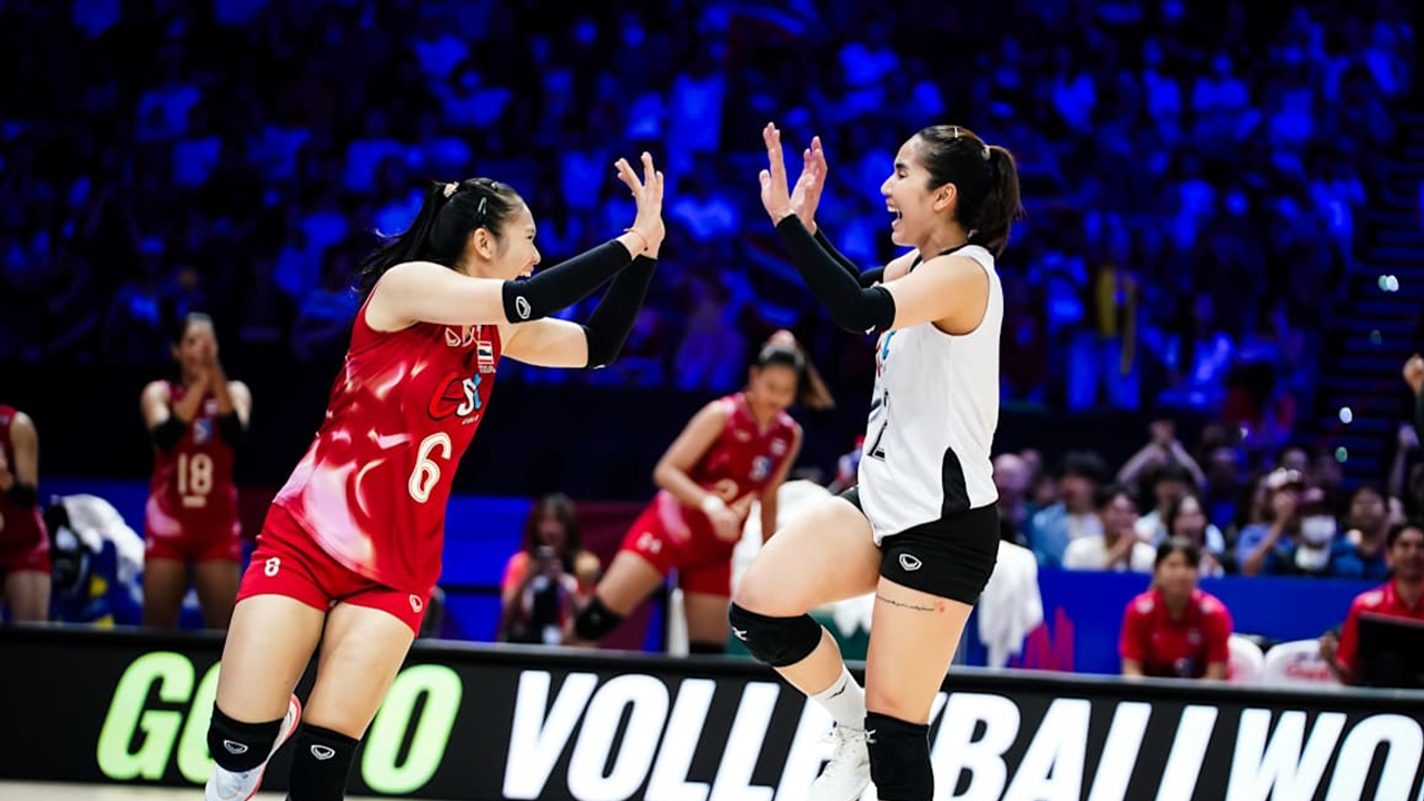 ผลวอลเลย์บอล "ไทย" ได้ข่าวดี หลัง "โดมินิกัน" แซงชนะ "เกาหลีใต้" VNL 2025 สนาม 2