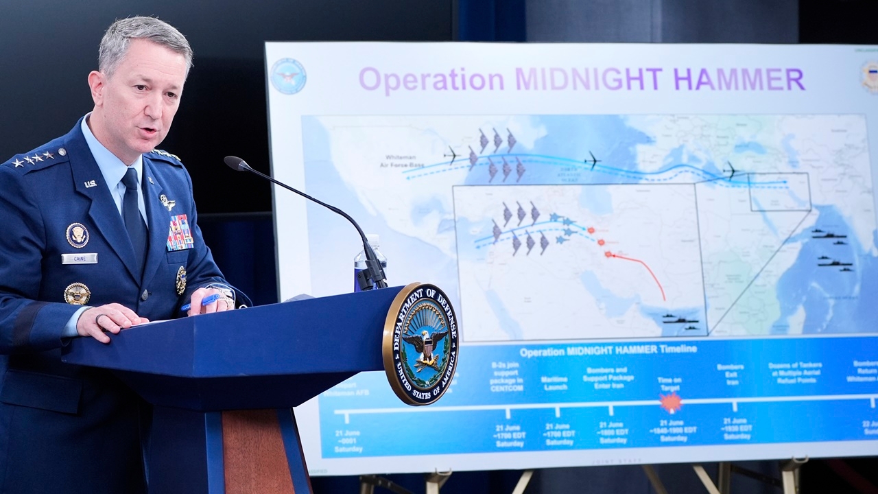 สหรัฐฯ เปิดไทม์ไลน์ปฏิบัติการ “มิดไนท์ แฮมเมอร์” ถล่มโรงนิวเคลียร์อิหร่าน