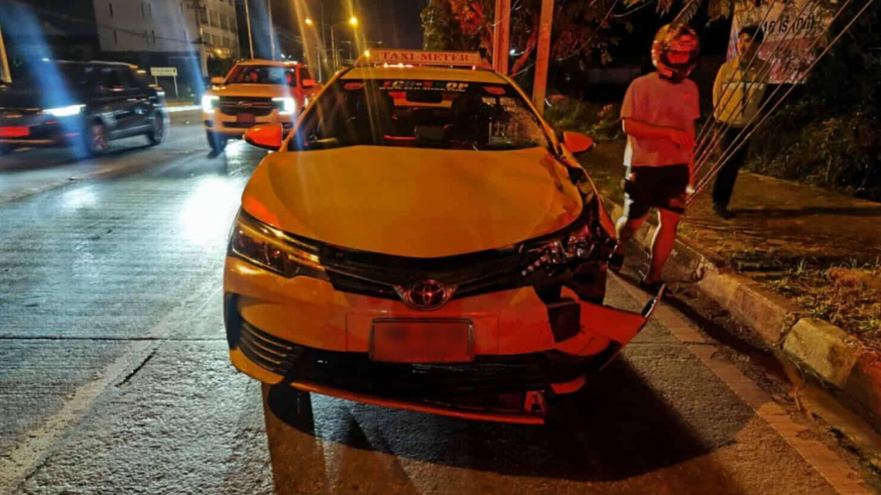 สลด แม่อุ้มลูกข้ามทางม้าลายถูกแท็กซี่พุ่งชนดับก่อนขับหนี พลเมืองดีสกัดจับได้