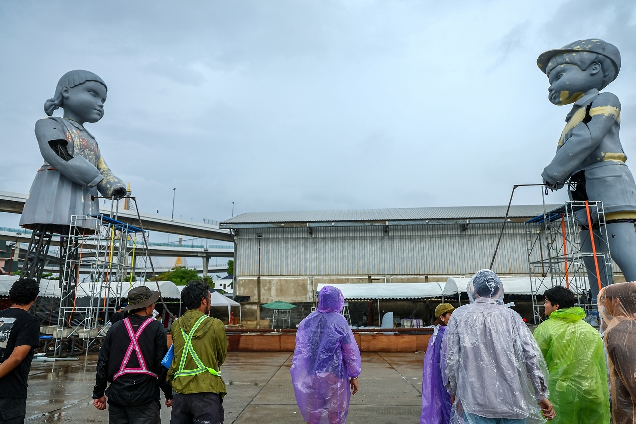 เผยเบื้องหลังตุ๊กตาโกโกวา ก่อนเปิดตัวสควิดเกม ซีซั่น 3 ที่ลานคนเมือง